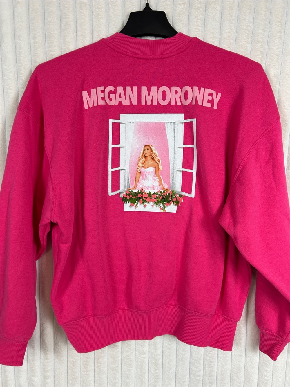 Megan Moroney Cloud 9 Hot Pink Crewneck Sweatshirt M